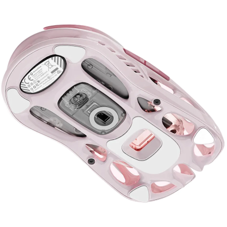 Мышь беспроводная + проводная GravaStar Mercury M1 Pro Sakura Pink розовый