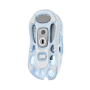Мышь беспроводная + проводная GravaStar Mercury M1 Pro Ice Blue синий