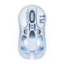 Мышь беспроводная + проводная GravaStar Mercury M1 Pro Ice Blue синий