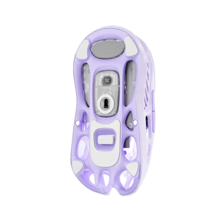 Мышь беспроводная + проводная GravaStar Mercury M1 Pro Lavender Purple фиолетовый