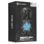 Мышь беспроводная + проводная GravaStar Mercury M2 Transparent Black черный