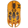 Мышь беспроводная + проводная GravaStar Mercury X Pro Special Edition Battle Worn-Yellow желтый