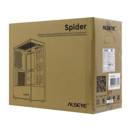 Корпус Alseye Spider-B (AS.07.0136) черный