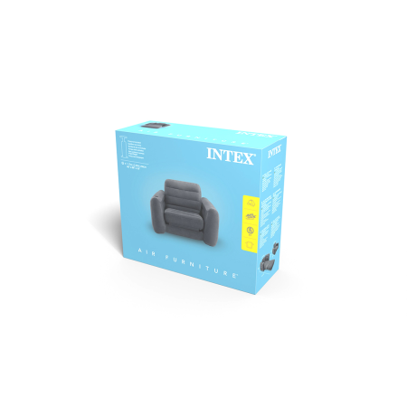 Надувная мебель INTEX 66551NP серый