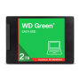 2 ТБ SSD диск Western Digital Green (WDS200T5G0A-00CPT0) зеленый