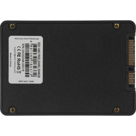 2 ТБ SSD диск AMD Radeon R5 (R5SL2048G) черный