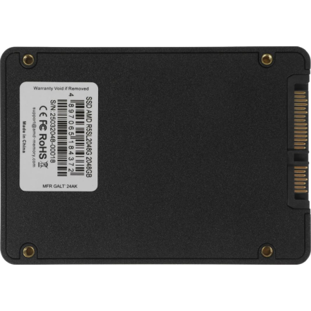 2 ТБ SSD диск AMD RADEON R5 (R5SL2048G) черный