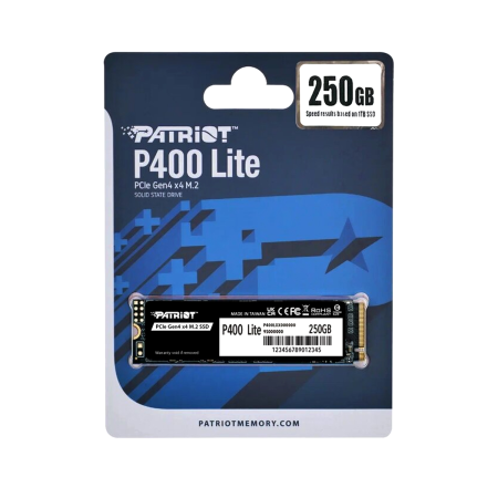 250 ГБ SSD диск Patriot P400 Lite (P400LP250GM28H) черный