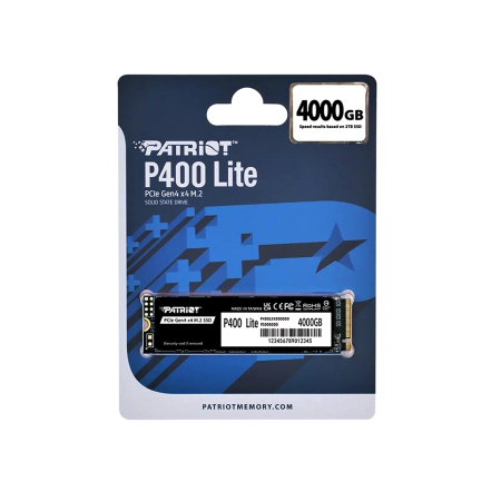 4 ТБ SSD диск Patriot P400 Lite (P400LP4KGM28H) черный