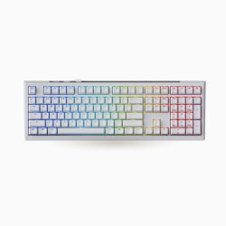 Клавиатура беспроводная + проводная Ducky One X Wireless (DKON2408AST3-DAUSPDOECL2WW1) белый