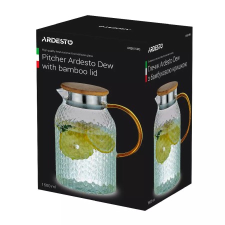 Кувшин Ardesto Dew AR2615PG прозрачный