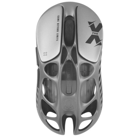 Мышь беспроводная + проводная GravaStar Mercury X Pro Interstellar Silver серый
