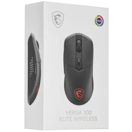 Мышь беспроводная + проводная MSI VERSA 300 Elite Wireless (VERSA 300 ELITE W) черный