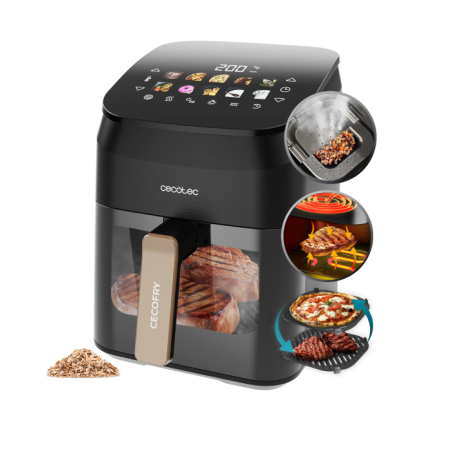 Аэрогриль Cecotec Cecofry&Grill Smokin 4500 (A01_EU01_101134) черный