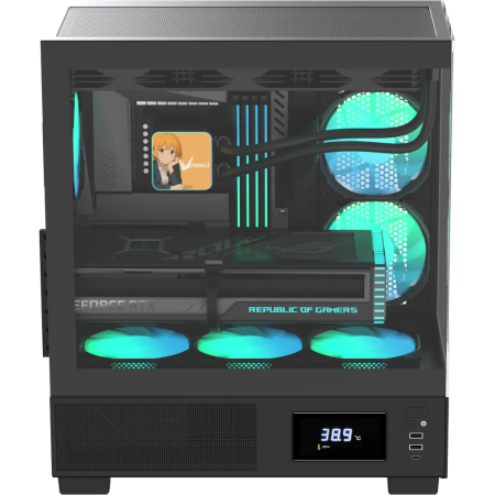 Корпус Formula V Crystal E1 Floe черный