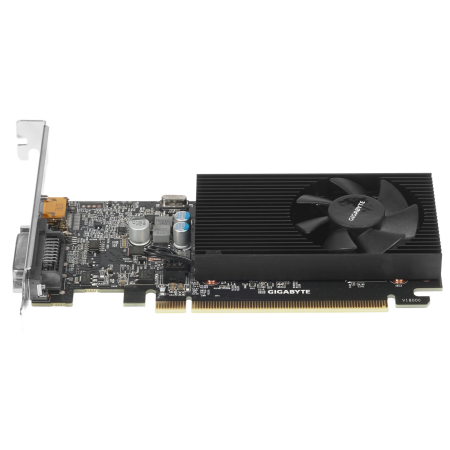 Видеокарта Gigabyte GT 1030 Low Profile D4 (GV-N1030D4-2GL V1.0) 2 Гб черный