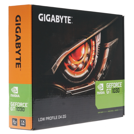 Видеокарта Gigabyte GT 1030 Low Profile D4 (GV-N1030D4-2GL V1.0) 2 Гб черный