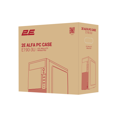 Корпус 2E ALFA E190-3U (2E-E190-3U) черный