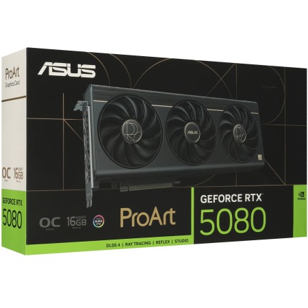 Видеокарта ASUS ProArt GeForce RTX 5080 OC Edition (PROART-RTX5080-O16G) 16 Гб черный