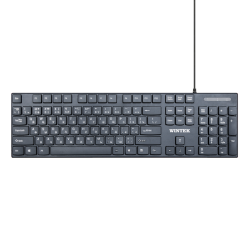 Клавиатура проводная Wintek WS-KB-123 черный Клавиатура проводная Wintek WS-KB-123 черный