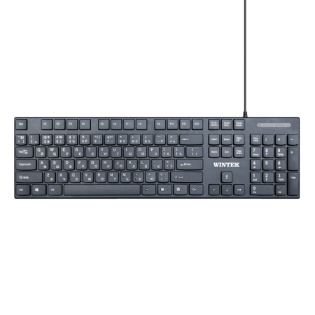 Клавиатура проводная Wintek WS-KB-123 черный