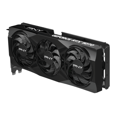 Видеокарта PNY GeForce RTX 5070 12GB Overclocked Triple Fan (VCG507012TFXPB1-O) 12 Гб черный