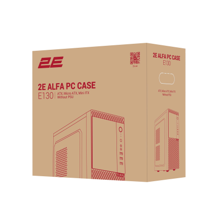 Корпус 2E Alfa E130 (2E-E130) черный