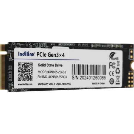 256 ГБ SSD диск Indilinx IND-4XN80S256GX черный