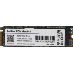 256 ГБ SSD диск Indilinx IND-4XN80S256GX черный