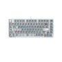 Клавиатура проводная A4Tech Bloody MS76 Crystal White (BLD MS76 Crystal White) белый