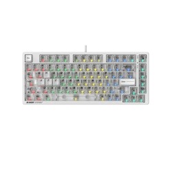 Клавиатура проводная A4Tech Bloody MS76 (BLD MS76 Crystal White) белый