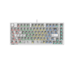 Клавиатура проводная A4Tech Bloody MS76 Crystal White (BLD MS76 Crystal White) белый