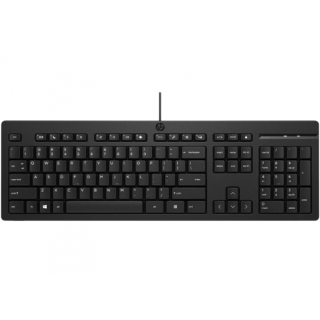 Клавиатура проводная HP 125 G2 (AY2Y7A6) черный