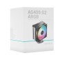 Кулер для процессора DEEPCOOL AG400 G2 ARGB (R-AG400-BKAMMG2-G) черный
