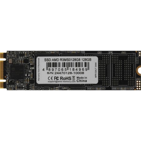 128 ГБ SSD диск AMD Radeon R3 (R3MS0128G8) черный