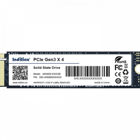 1 ТБ SSD диск Indilinx IND-4XN80S001TX черный