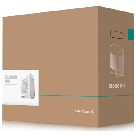 Корпус DeepCool CL6600 (R-CL6600-WHNNA0-G) белый