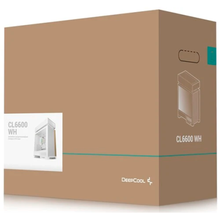 Корпус DeepCool CL6600 (R-CL6600-WHNNA0-G) белый