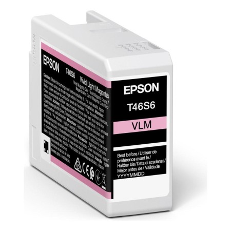 Картридж струйный Epson T46S6 (C13T46S60N) светло-пурпурный (с чипом)