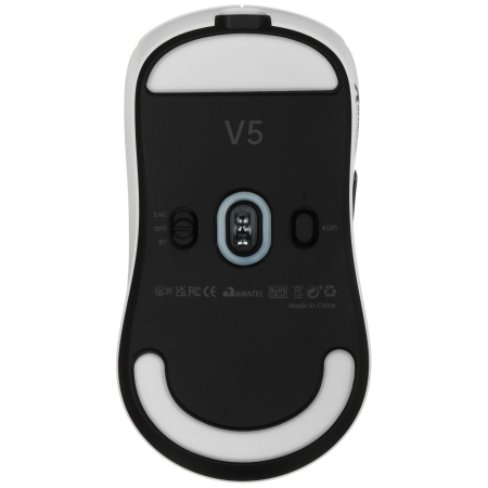 Мышь беспроводная + проводная Attack Shark V5 (V5 White) белый