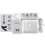 Мышь беспроводная + проводная Attack Shark V5 (V5 White) белый