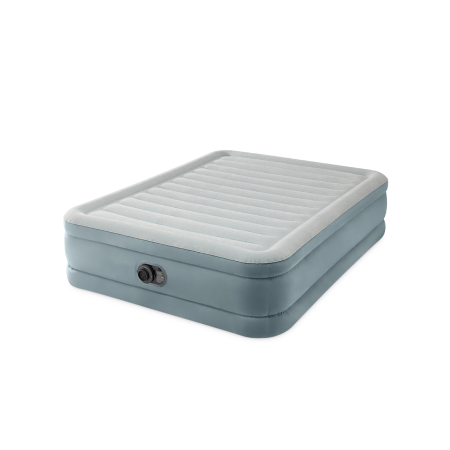 Матрас надувной INTEX DELUXE Premium Comfort (Queen) (64824ND) серый 203 x 152 x 46 см
