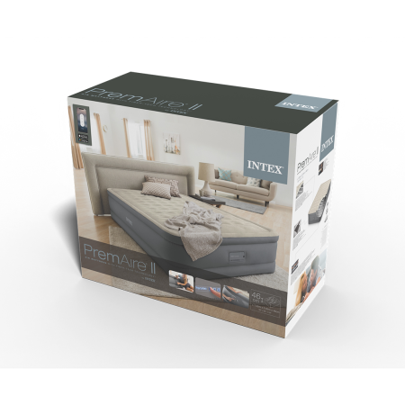 Матрас надувной Intex Premaire II (Queen) (64926ND) бежевый