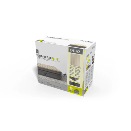Матрас надувной Intex Prime Comfort Elevated (64164ND) серый 203 x 152 x 51 см