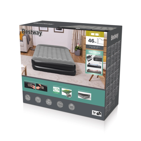 Матрас надувной Bestway Tritech (Queen) (67403) черный 203 х 152 х 46 см