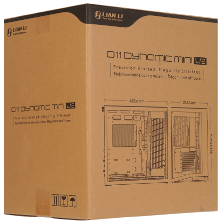 Корпус Lian Li O11 Dynamic Mini V2 (G99.O11DMIV2W.00) белый