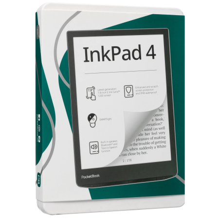 7.8" Электронная книга PocketBook PB743G (PB743G-U-US) серебряный