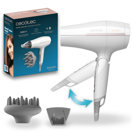 Фен Cecotec IoniCare Power&Go Heaven (4415) белый