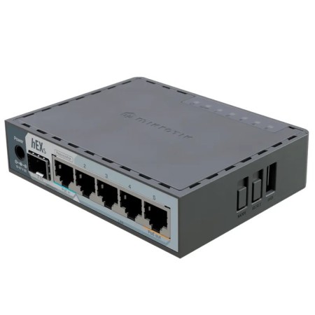 Маршрутизатор MikroTik hEX S серый