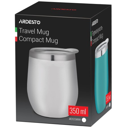 Термокружка Ardesto Compact Mug AR2635MMW белый